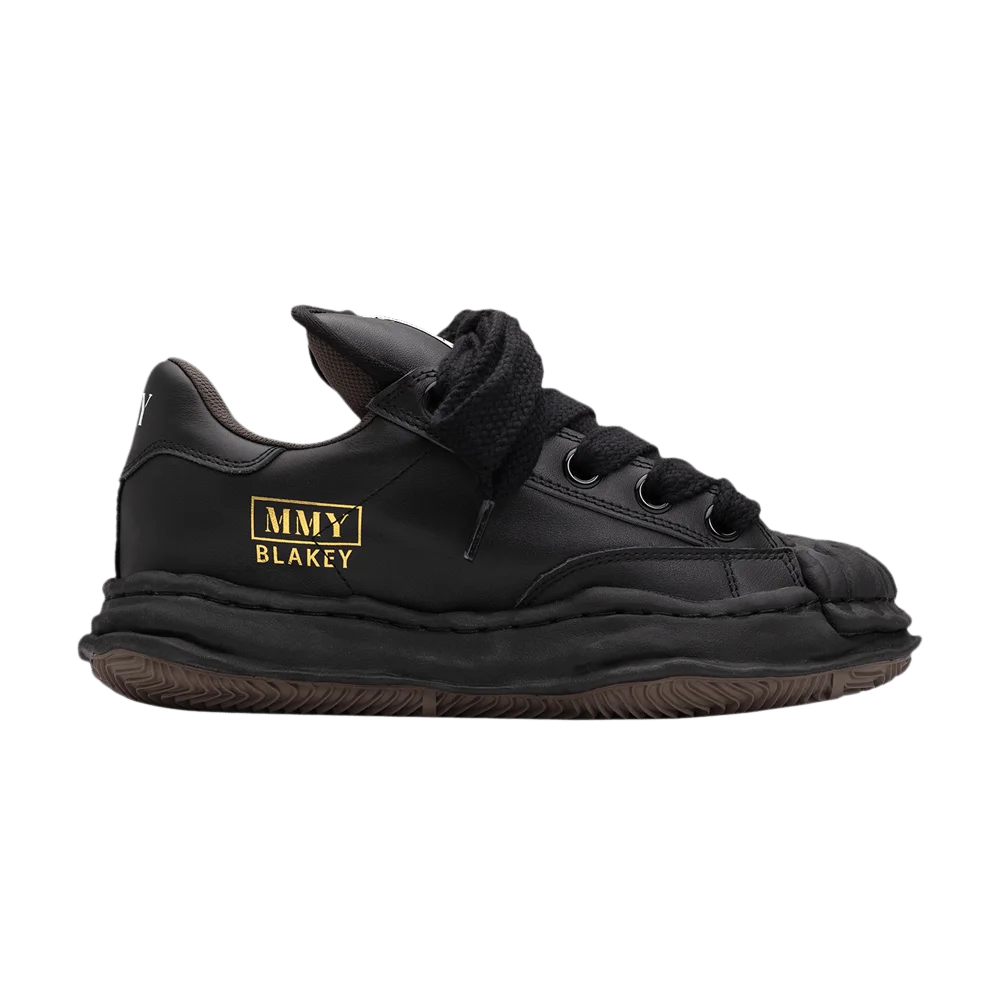 Кроссовки Maison Mihara Yasuhiro Blakey Puffer OG Sole Leather Low 'Black'
