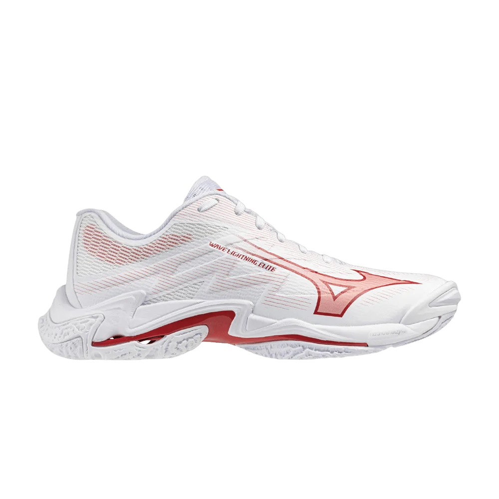 Кроссовки Mizuno Wmns Wave Lightning Elite 'White Red'