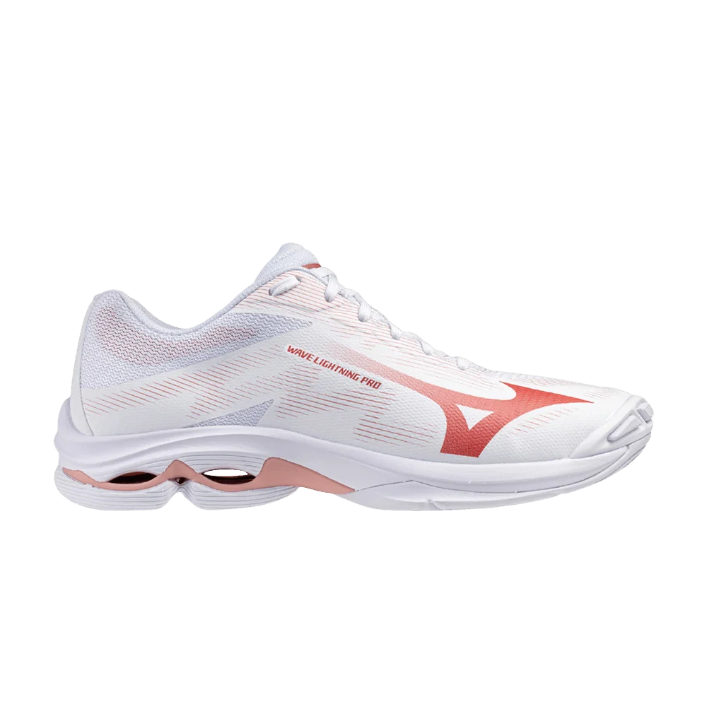 Кроссовки Mizuno Wmns Wave Lightning Pro 'White Pink'