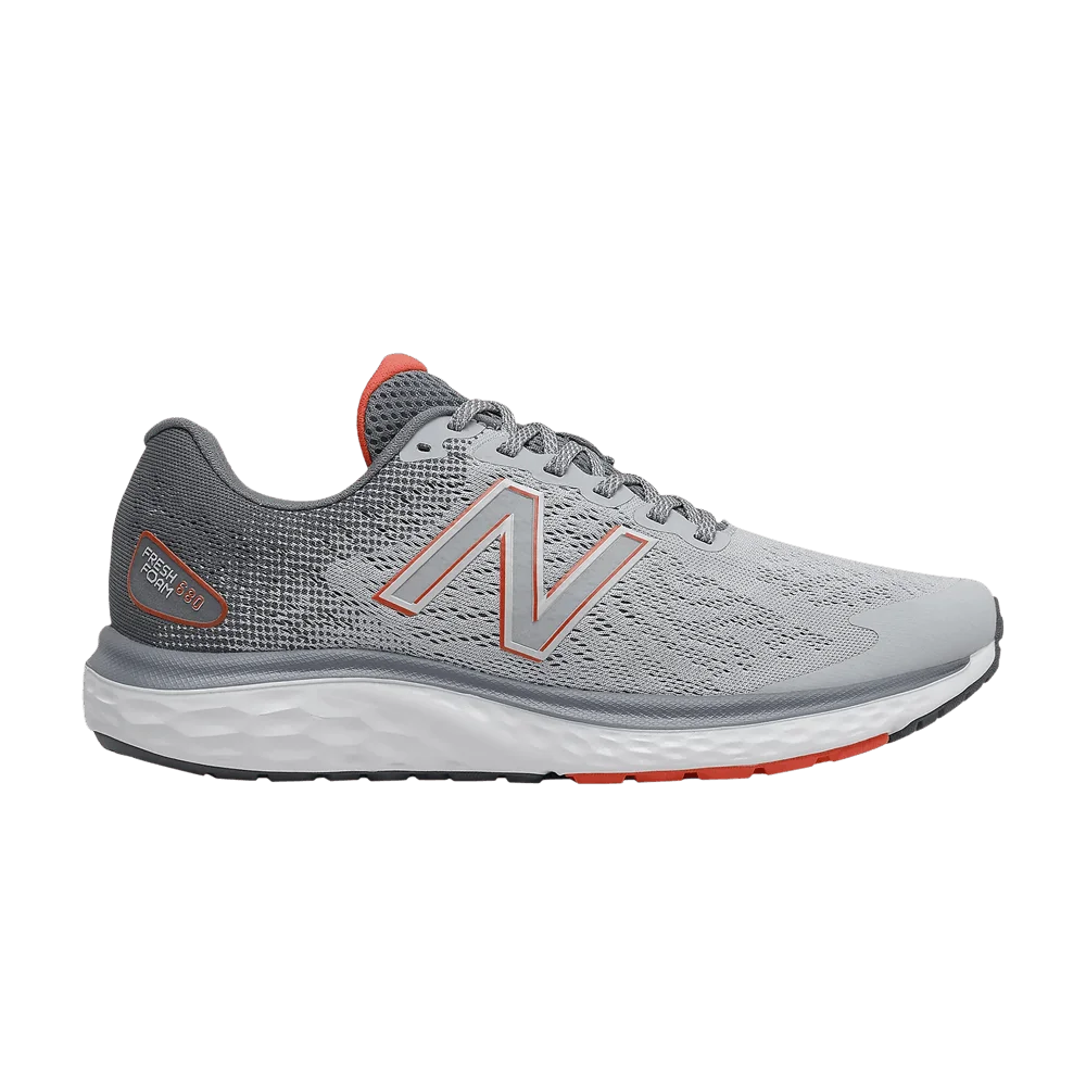Кроссовки New Balance Fresh Foam 680v7 4E Wide 'Grey Ghost Pepper'