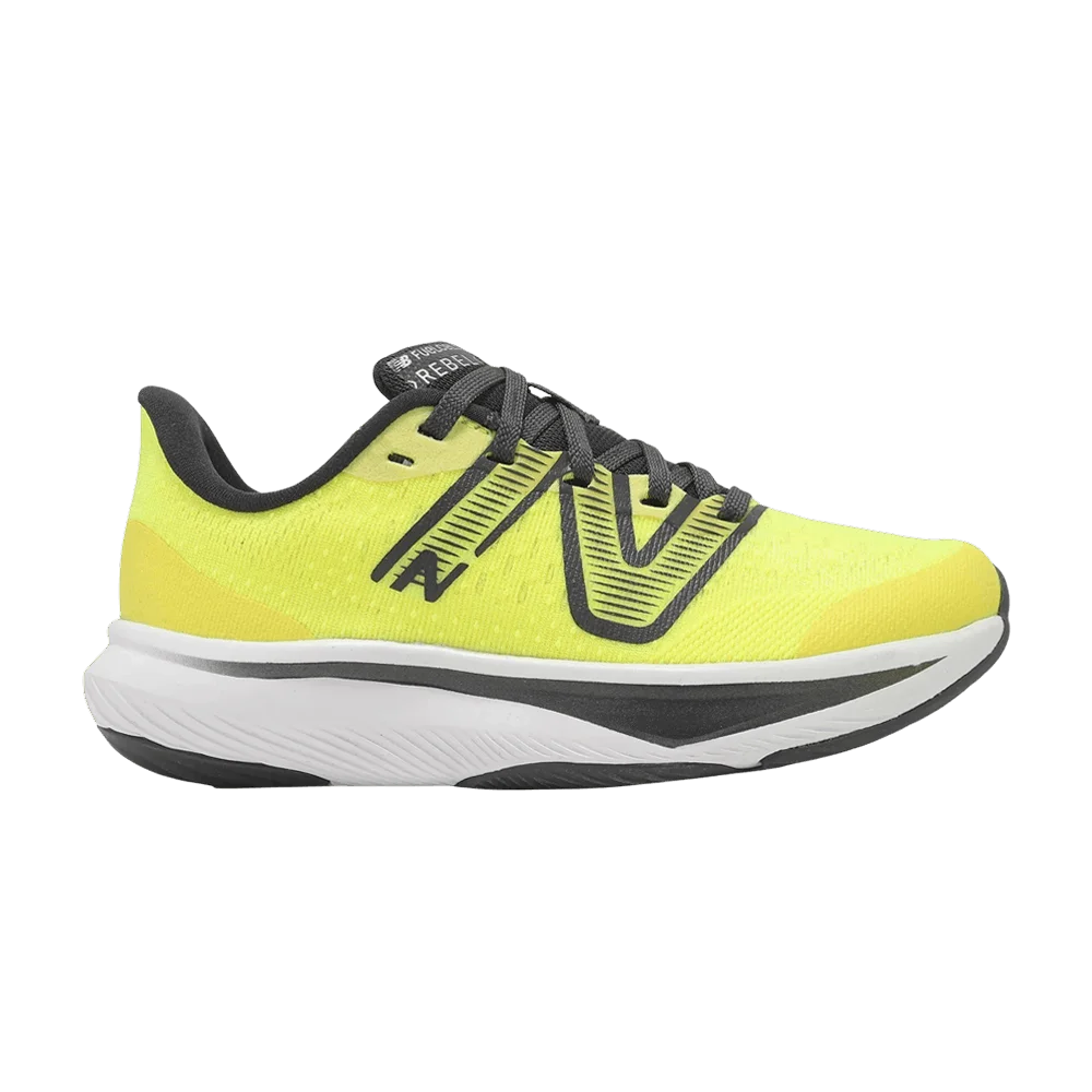 Кроссовки New Balance Fuelcell Rebel V3 Little Kid Wide 'Yellow Black'
