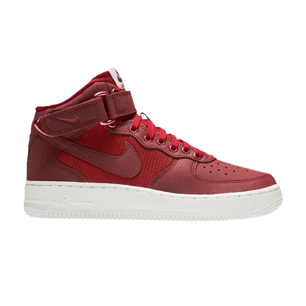 Кроссовки Nike Air Force 1 Mid LV8 GS 'Team Red'