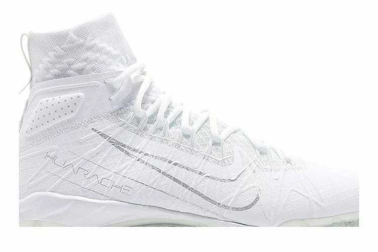 Кроссовки Nike Alpha Huarache 7 Elite 'White Metallic Silver'