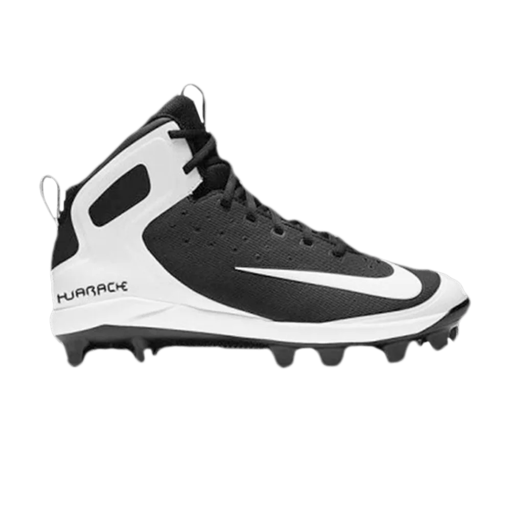 Кроссовки Nike Alpha Huarache Pro Mid MCS BG 'Black White'