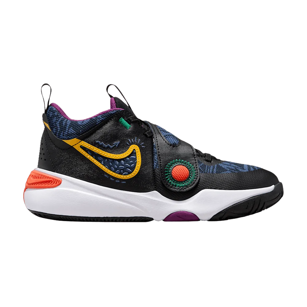 Кроссовки Nike Team Hustle D11 SE GS 'Black University Gold'
