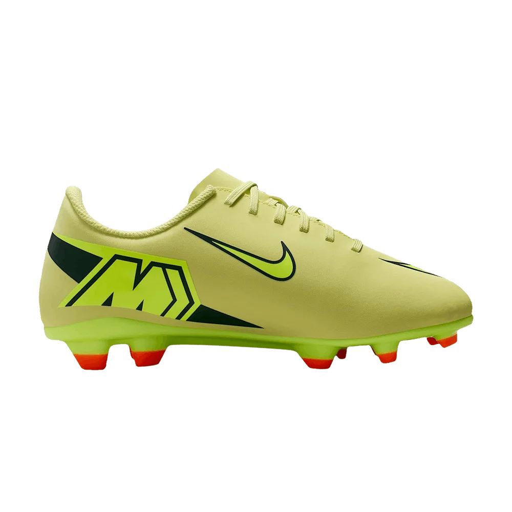 Кроссовки Nike Zoom Mercurial Vapor 16 Club MG GS 'Limelight Hyper Crimson'