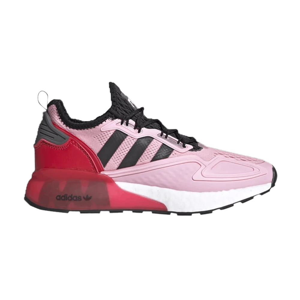 Кроссовки Ninja x adidas ZX 2K Boost J 'Time In - True Pink Scarlet'