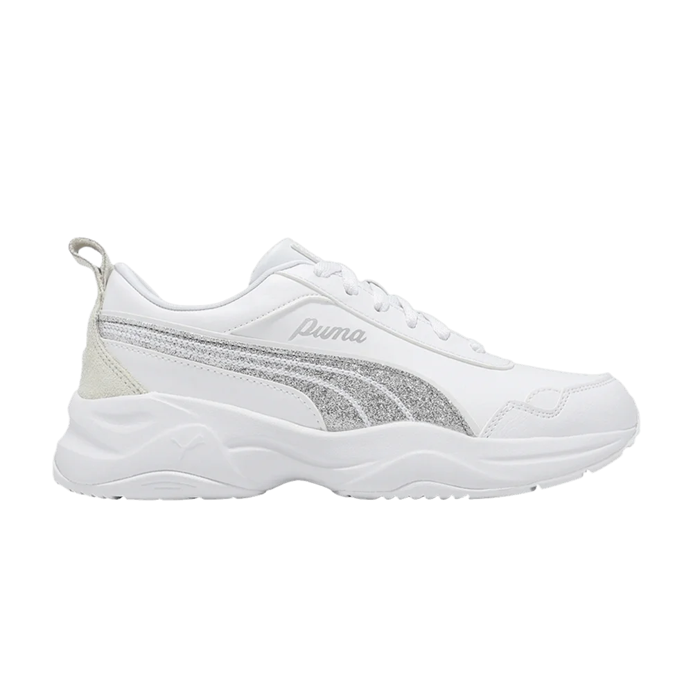 Кроссовки Puma Wmns Cilia Mode Glitter 'White Silver'