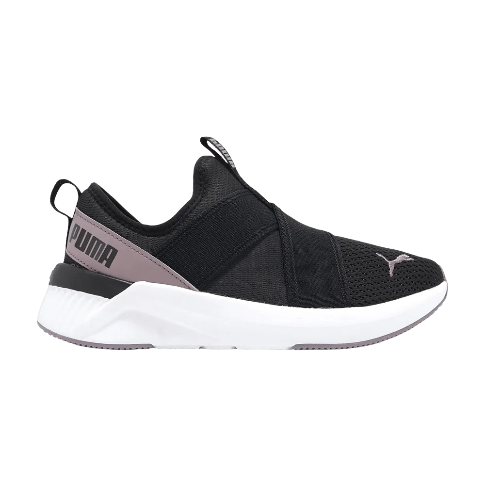 Кроссовки Puma Wmns Softride Harli Slip On 'Black Purple'