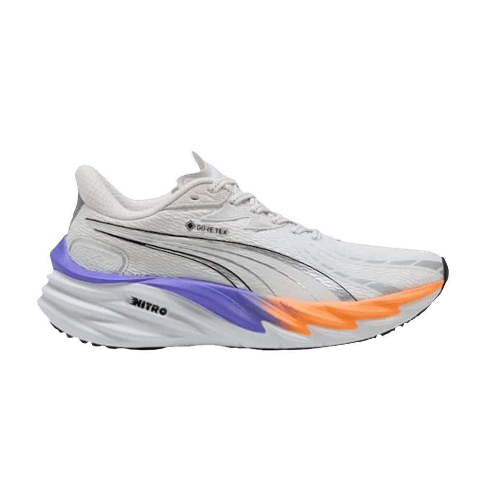 Кроссовки Puma Wmns Velocity Nitro 4 GORE-TEX  'Feather Grey/Dark Amethyst'