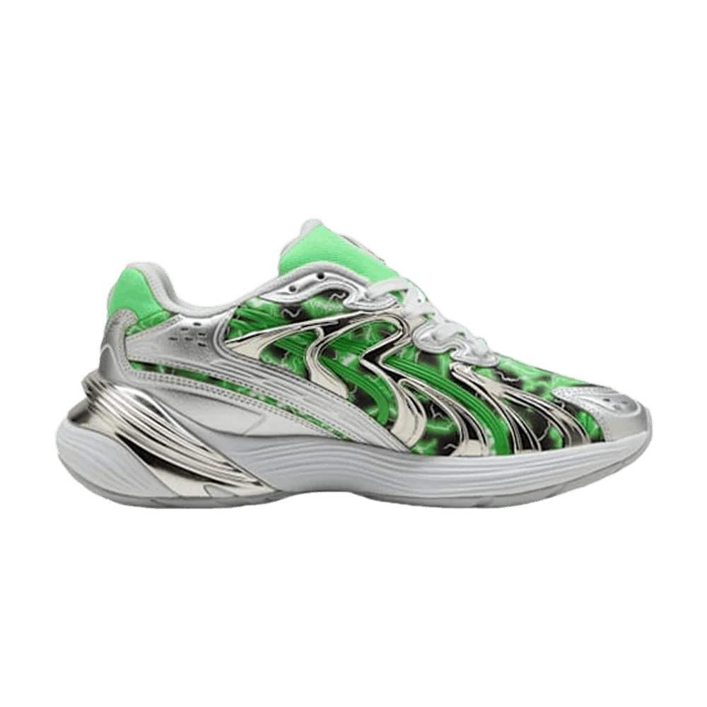 Кроссовки RIPNDIP x Puma Inverse 'Nermal - Silver Fluro Green Pes'