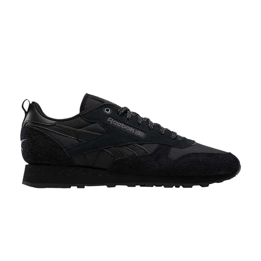 Кроссовки Reebok Classic Leather 'Black Grey'