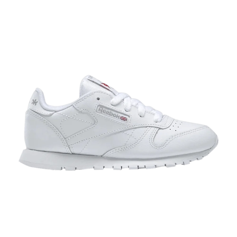 Кроссовки Reebok Classic Leather Little Kid 'Triple White'