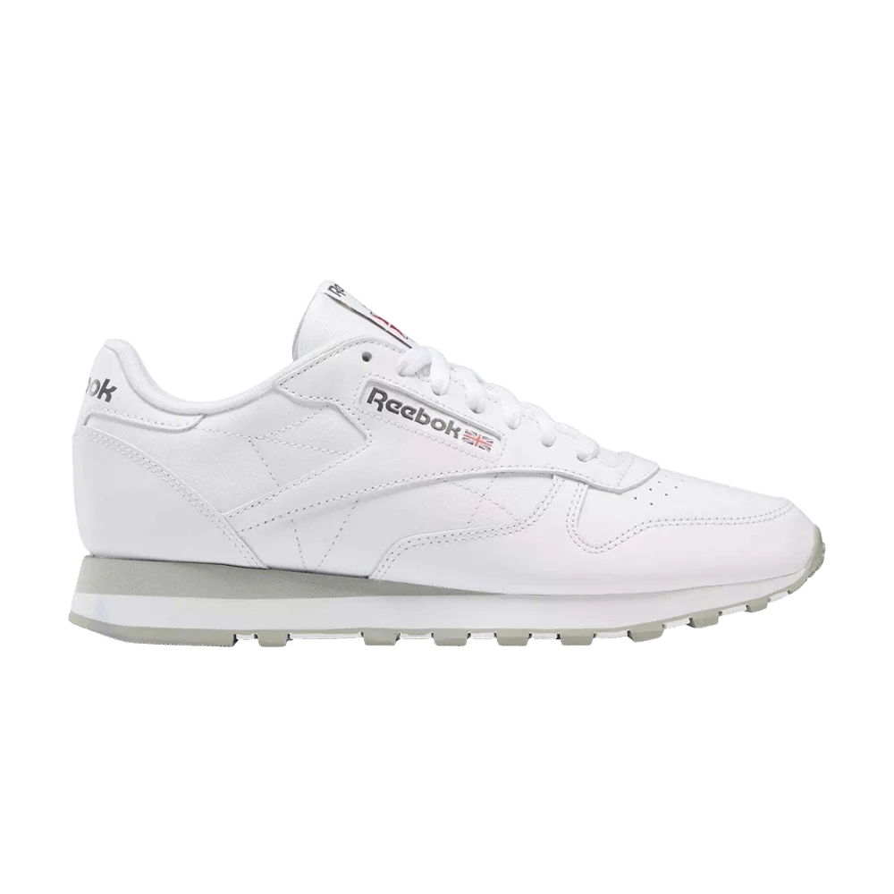 Кроссовки Reebok Classic Leather 'White/Pure Grey/Pure Grey'