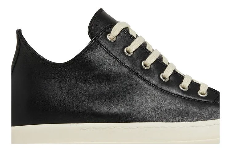 Кроссовки Rick Owens Strobe Leather Low 'Black Milk'