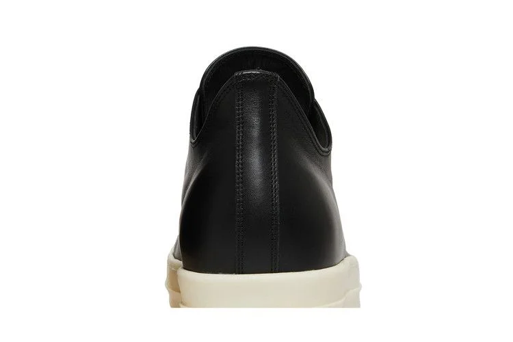 Кроссовки Rick Owens Strobe Leather Low 'Black Milk'