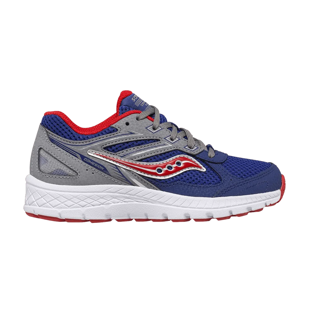 Кроссовки Saucony Cohesion 14 Lace Big Kid 'Navy Red'