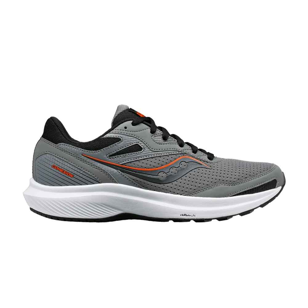 Кроссовки Saucony Cohesion 16 Wide 'Charcoal Orange'