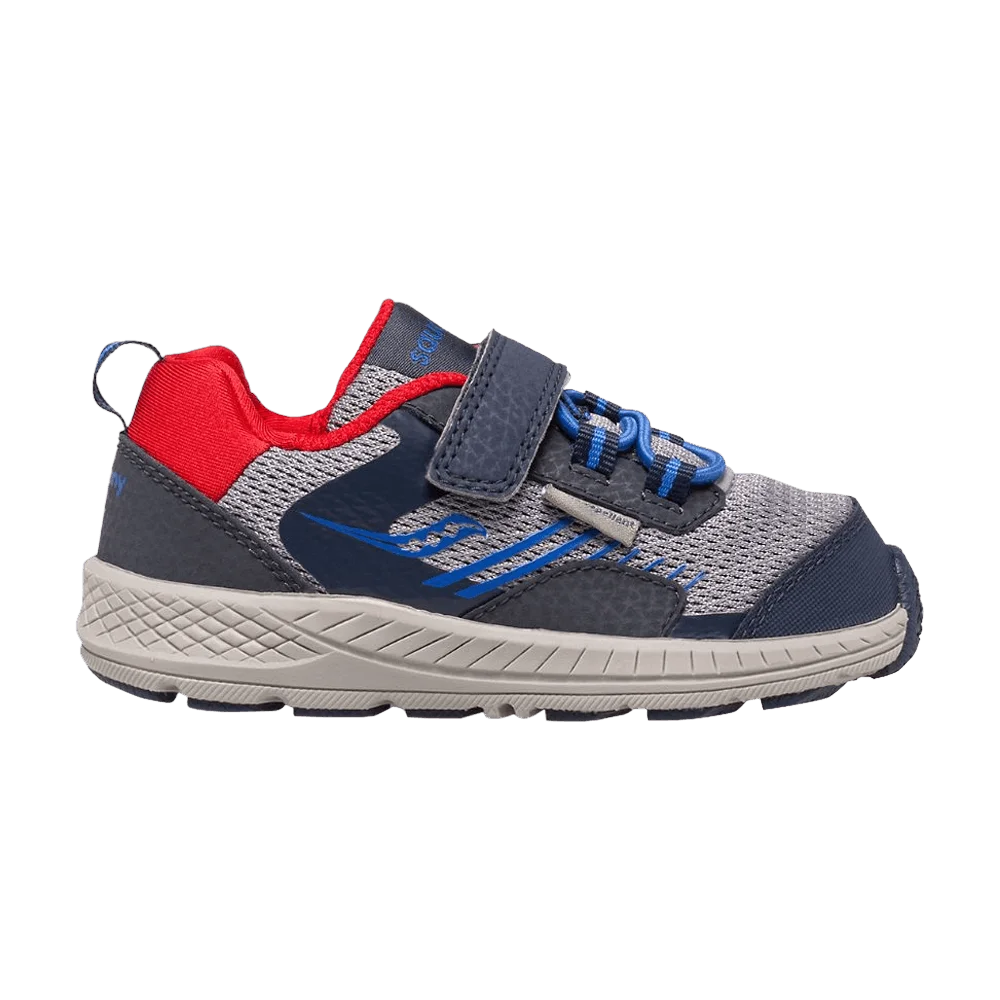 Кроссовки Saucony Wind Shield AC Little Kid 'Navy Grey Red'