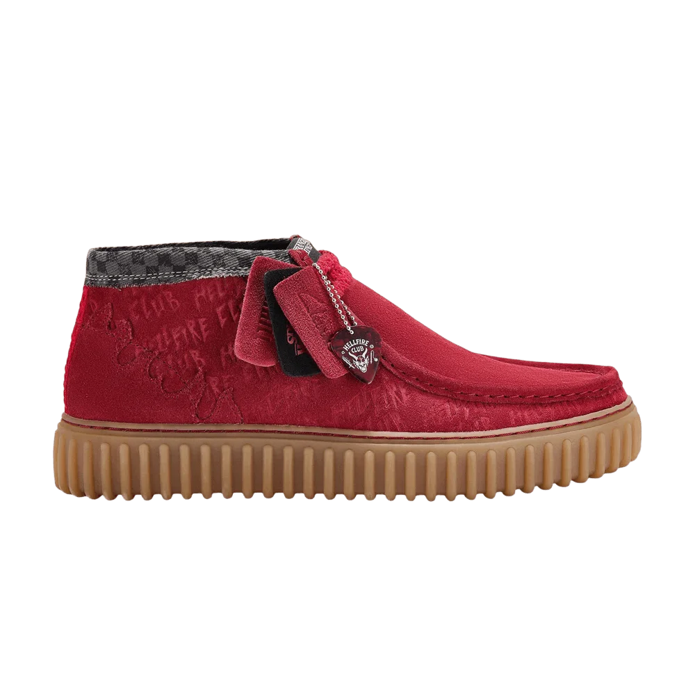 Кроссовки Stranger Things x Clarks Torhill Hi 'Hellfire Club - Red'