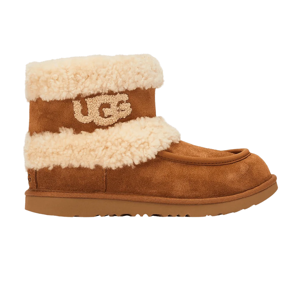 Кроссовки UGG Ultra Mini Fluff Boot Kids 'Chestnut'