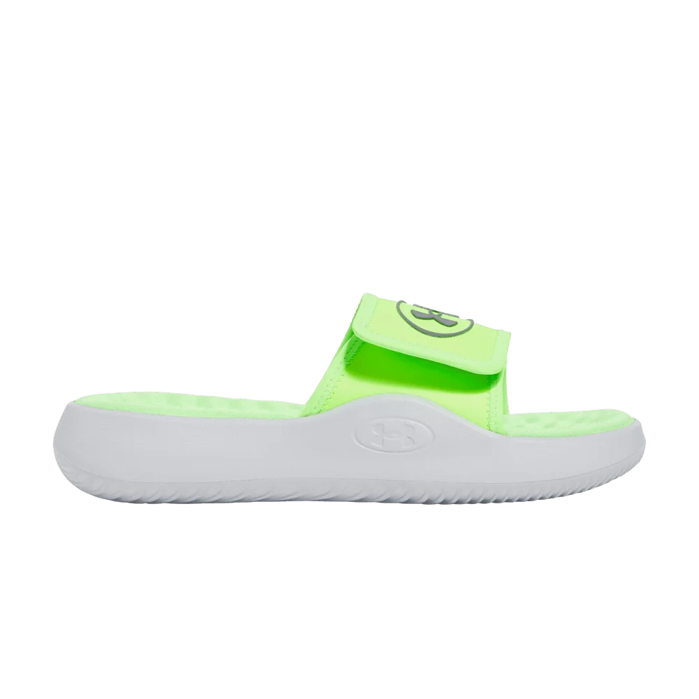 Кроссовки Under Armour Ignite Pro 8 Slide GS 'Mod Grey Hyper Green'