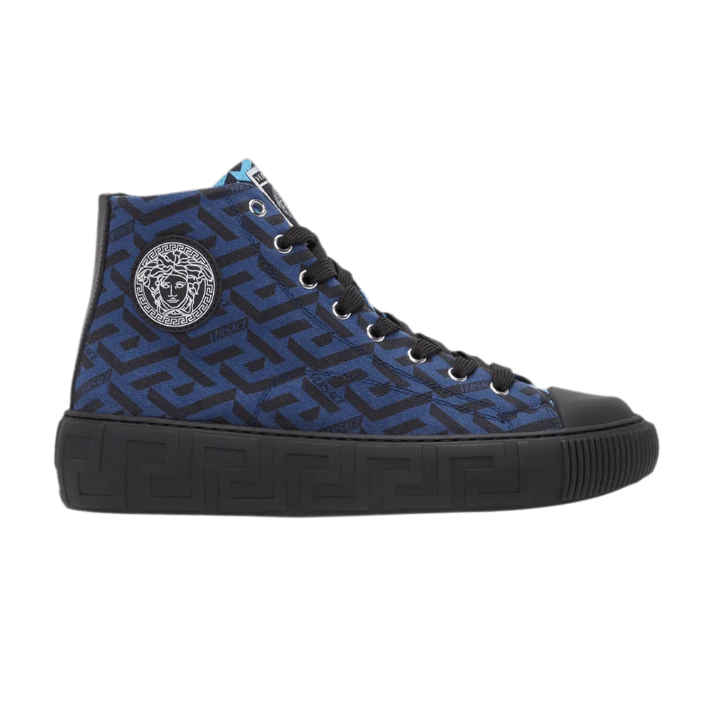 Кроссовки Versace Medusa Greca High 'Blue Black'