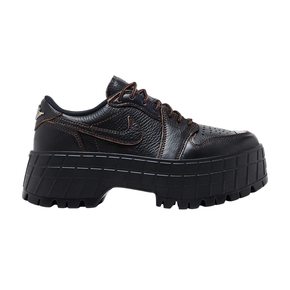 Кроссовки Wmns Air Jordan 1 Low Brooklyn 'Black Cacao Wow'