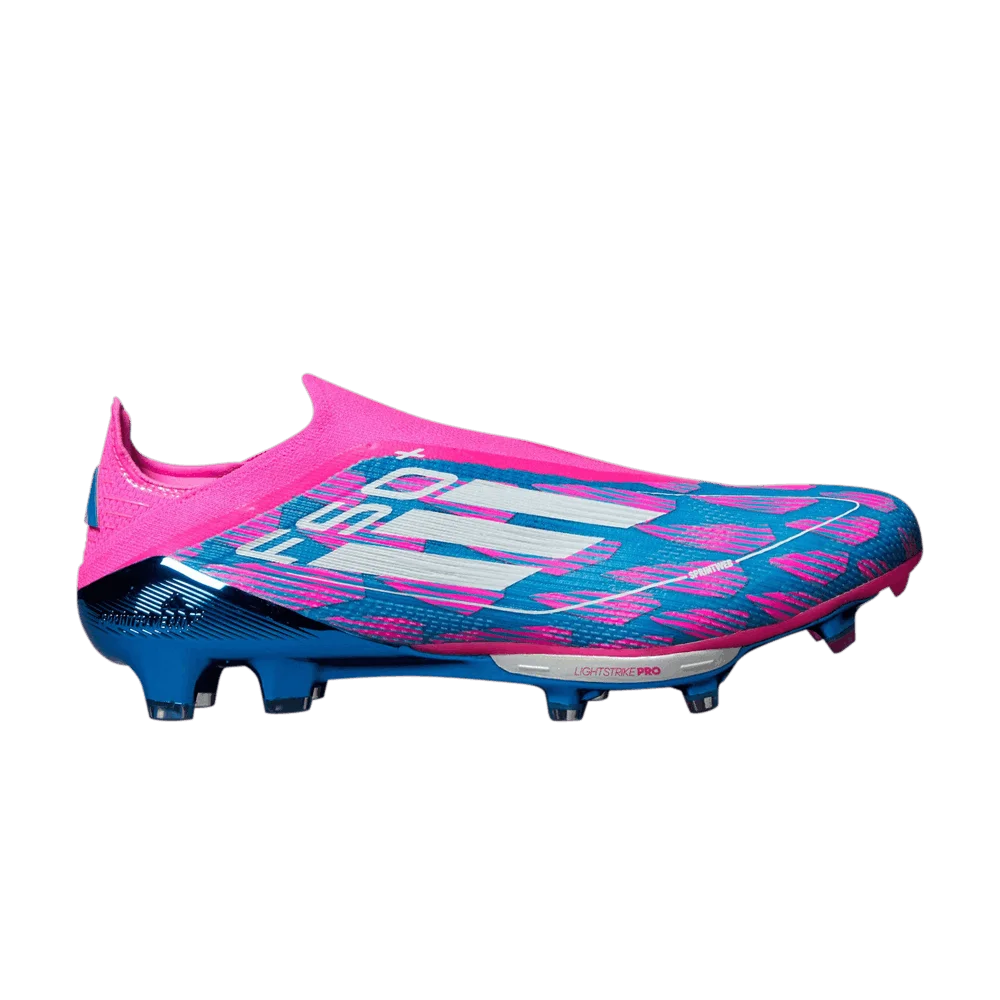 Кроссовки adidas F50+ Elite Laceless FG 'Solar Blue Cloud White Solar Pink'
