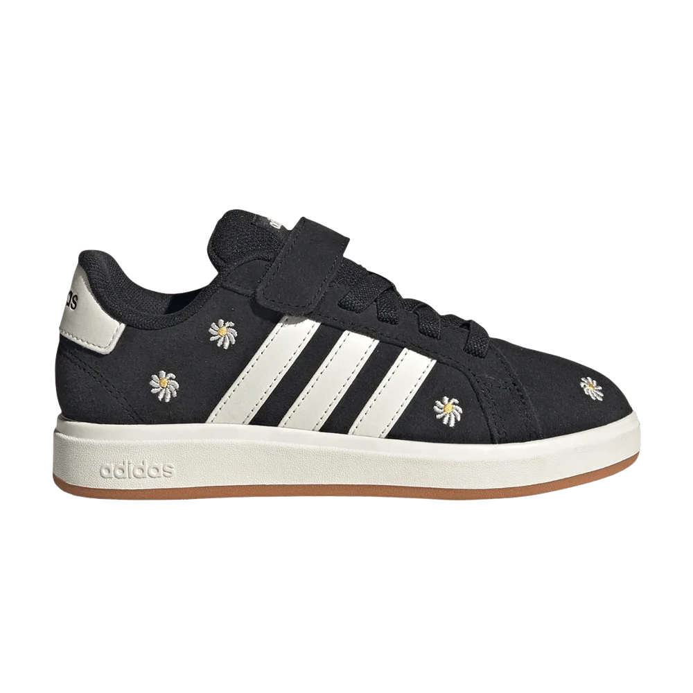 Кроссовки adidas Grand Court 00s Little Kid 'Core Black Off White'