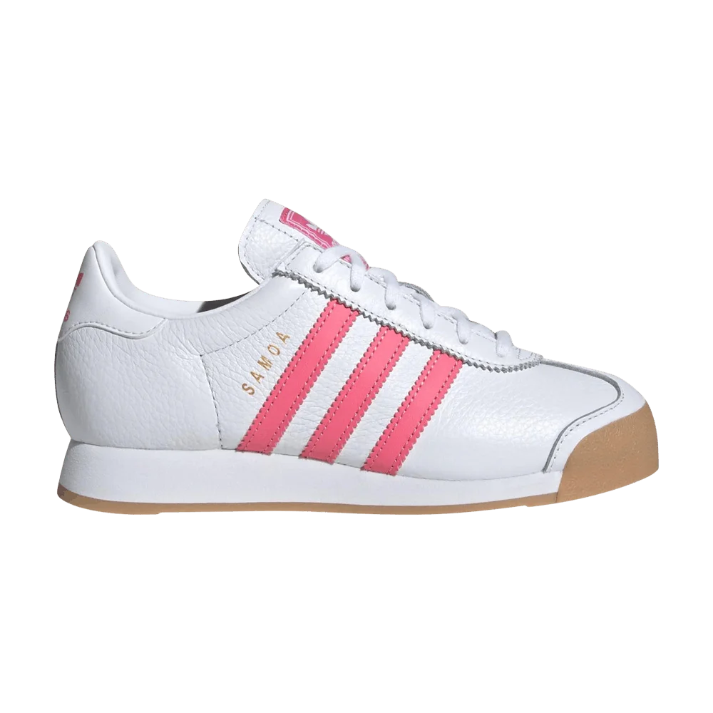 Кроссовки adidas Samoa J 'Cloud White Pink Fusion'