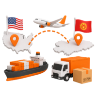 4. Доставка из США в Киргизию