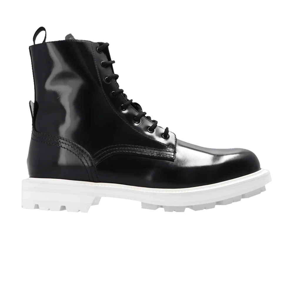Botinki-Alexander-McQueen-Combat-Boot-Black-White