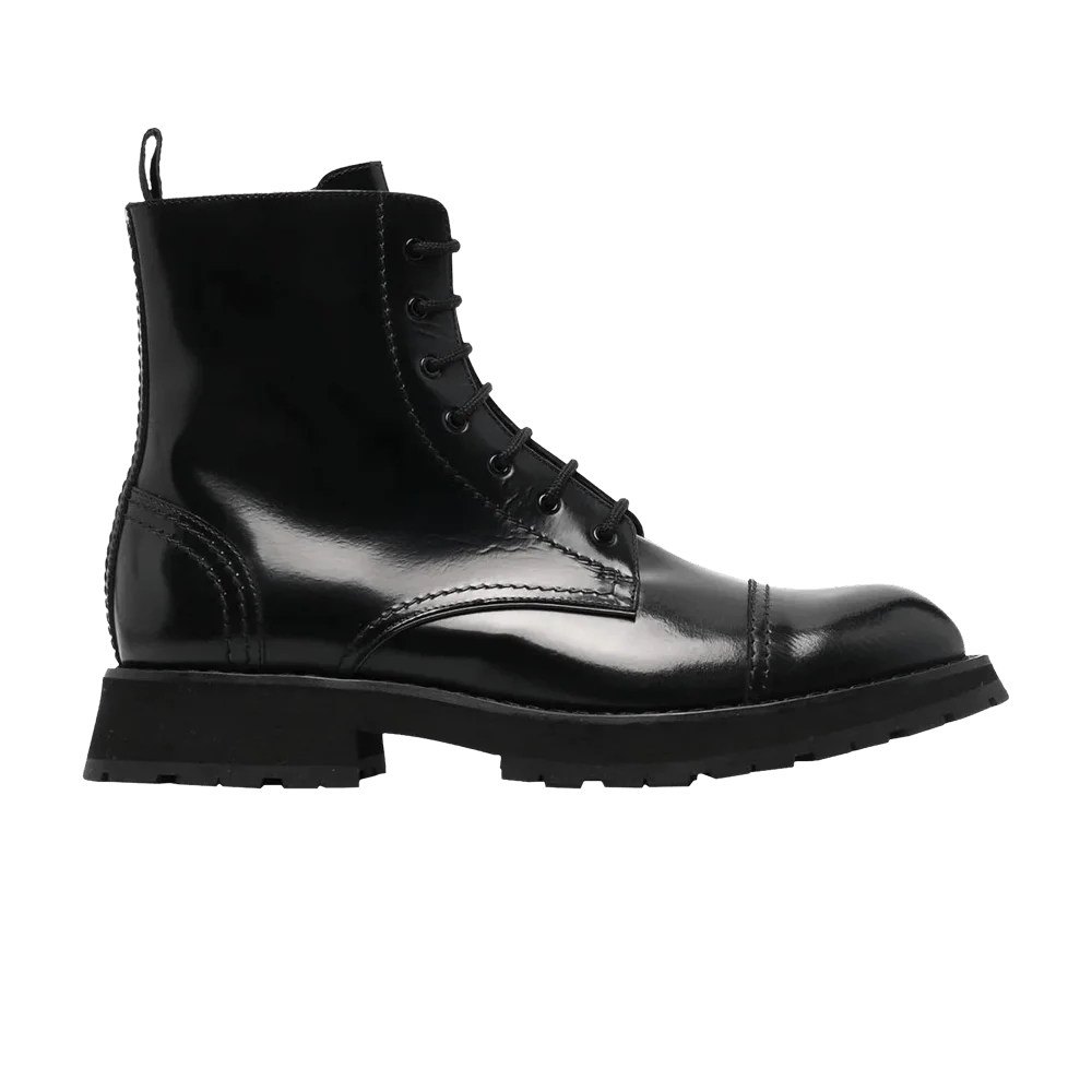 Botinki-Alexander-McQueen-Lace-Up-Cap-Toe-Ankle-Boot-Black