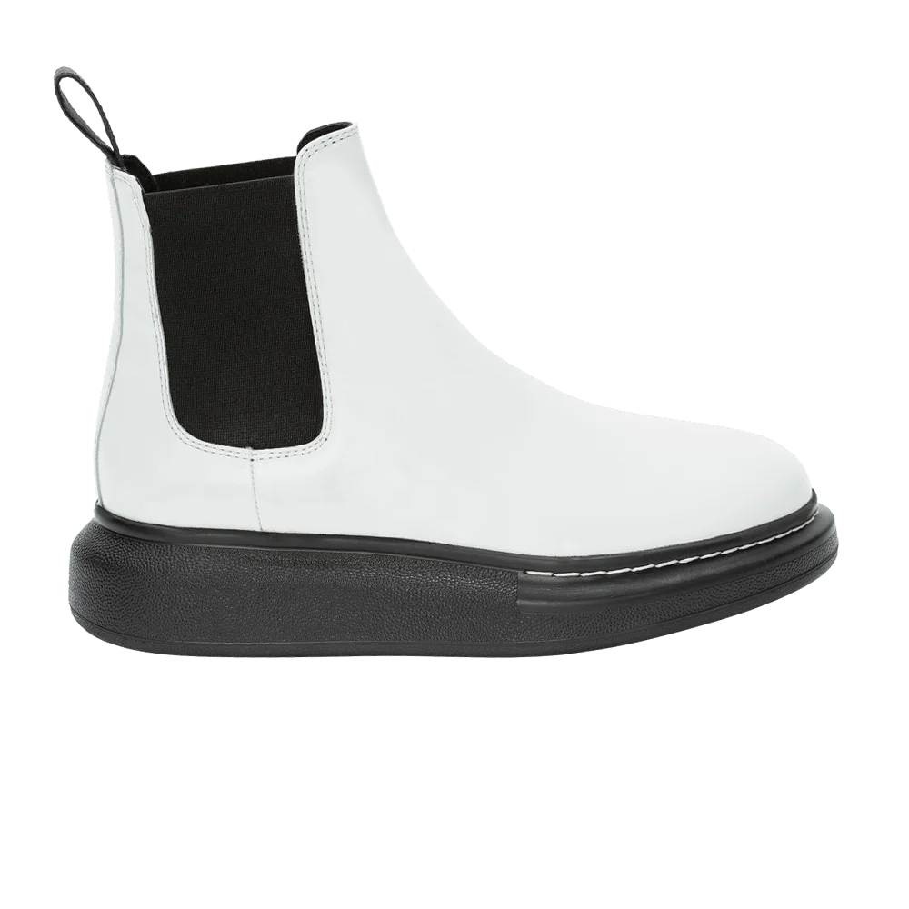 Botinki-Alexander-McQueen-Wmns-Hybrid-Chelsea-Boot-White-Black
