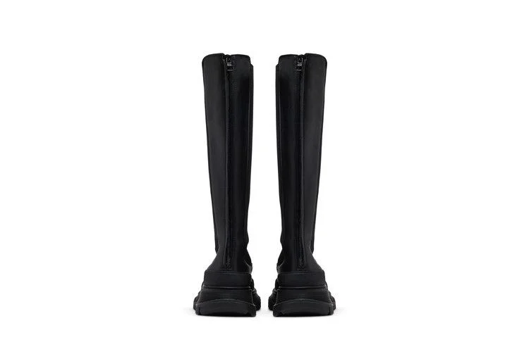 Botinki-Alexander-McQueen-Wmns-Tread-Slick-Knee-High-Boot-Black-5
