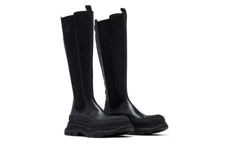 Botinki-Alexander-McQueen-Wmns-Tread-Slick-Knee-High-Boot-Black-6