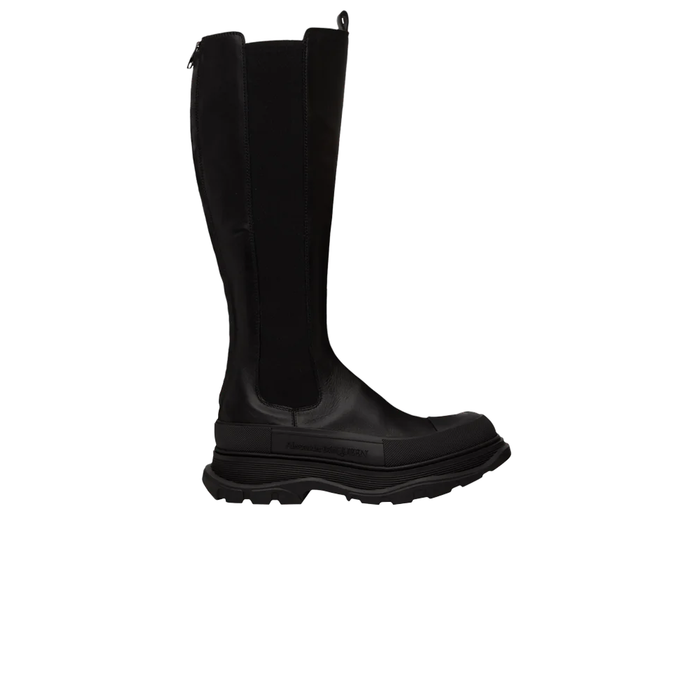 Botinki-Alexander-McQueen-Wmns-Tread-Slick-Knee-High-Boot-Black