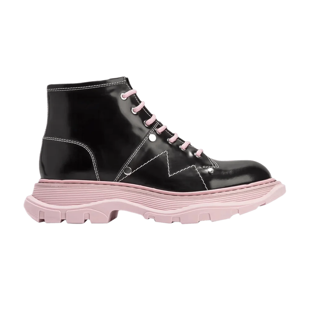 Botinki-Alexander-McQueen-Wmns-Tread-Slick-Lace-Up-Boot-Black-Pink