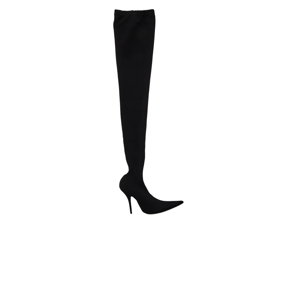 Botinki-Balenciaga-Wmns-Knife-Over-The-Knee-Boot-Black