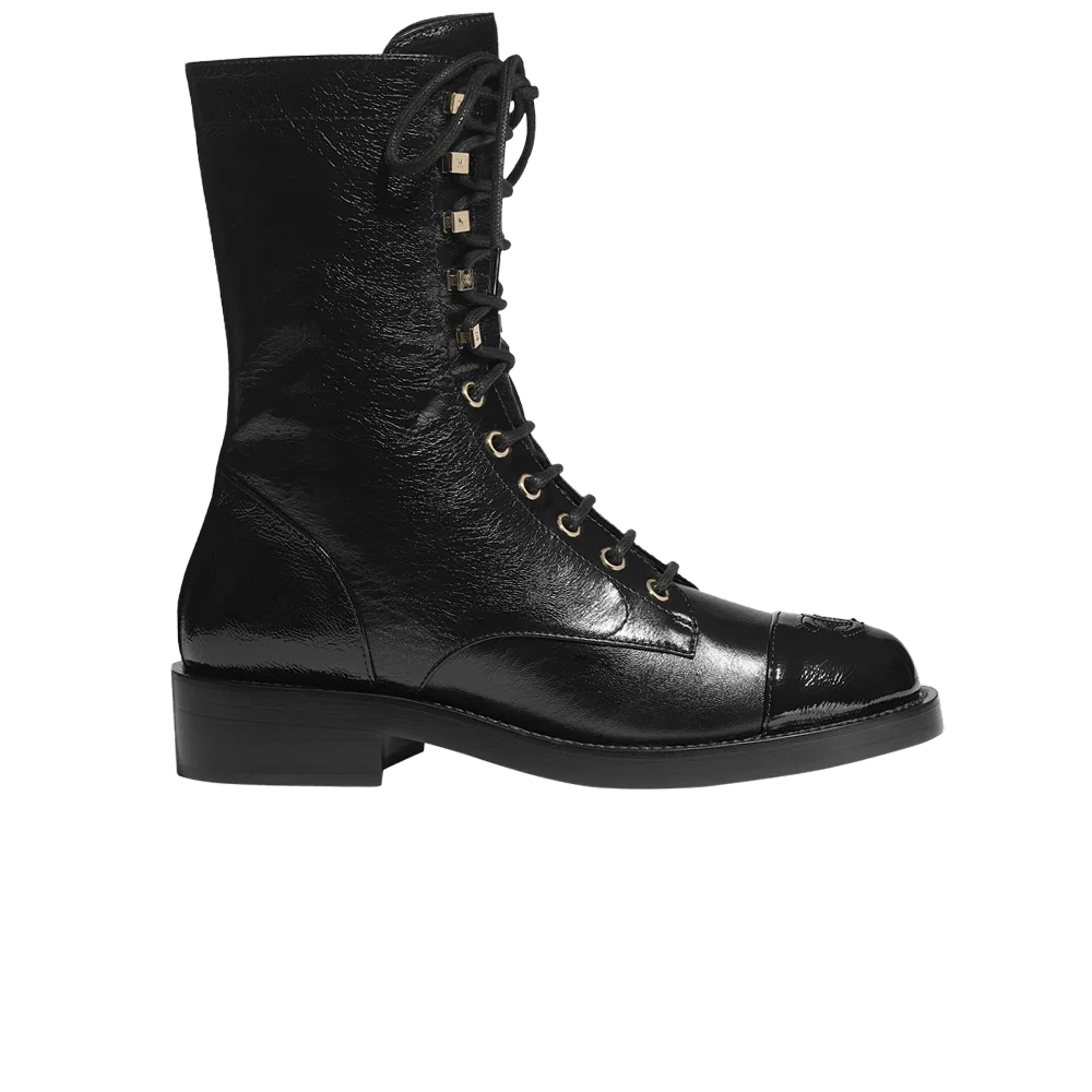 Botinki-Chanel-Combat-Boot-Black