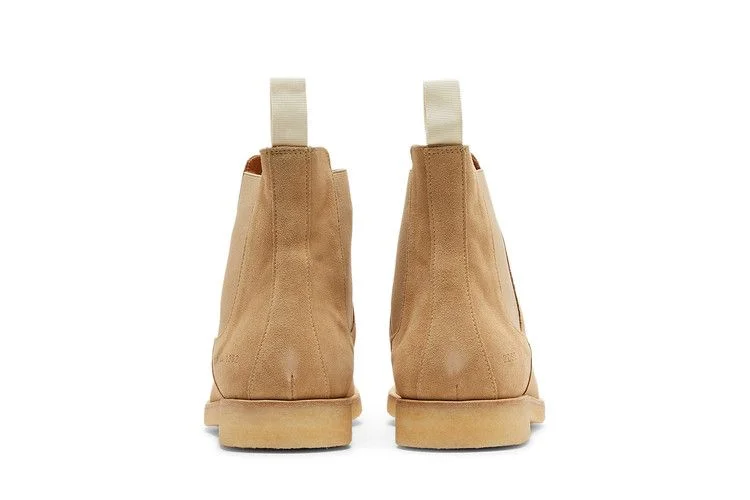 Botinki-Common-Projects-Chelsea-Boot-Suede-Tan-5