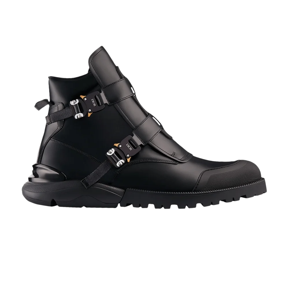Botinki-Dior-Buckle-Military-Combat-Boot-Black