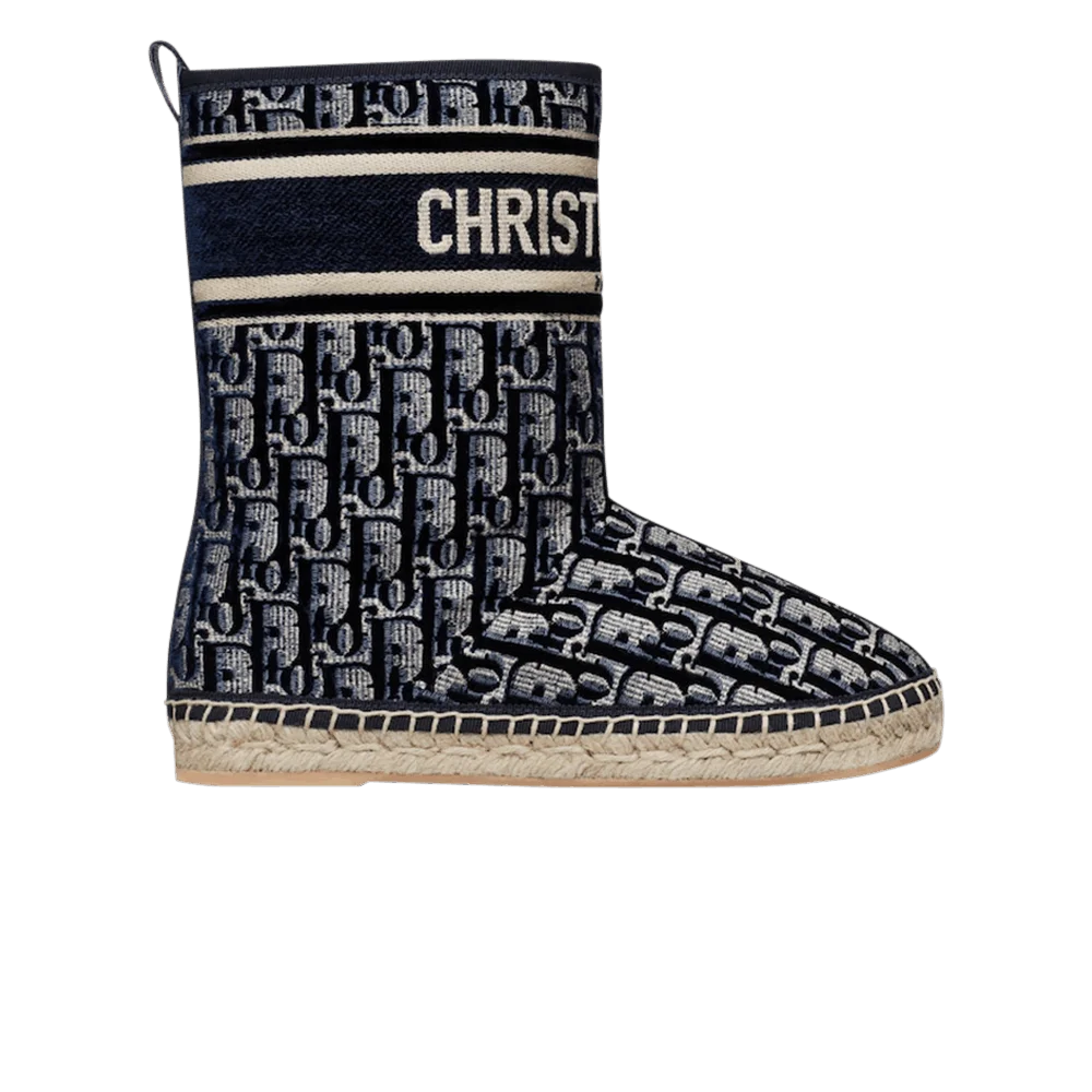 Botinki-Dior-Wmns-Chez-Moi-Granville-Ankle-Boot-Dior-Oblique-Deep-Blue