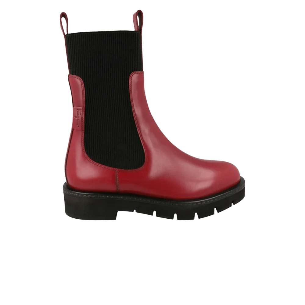 Botinki-Ferragamo-Wmns-Rook-Chelsea-Boot-Red
