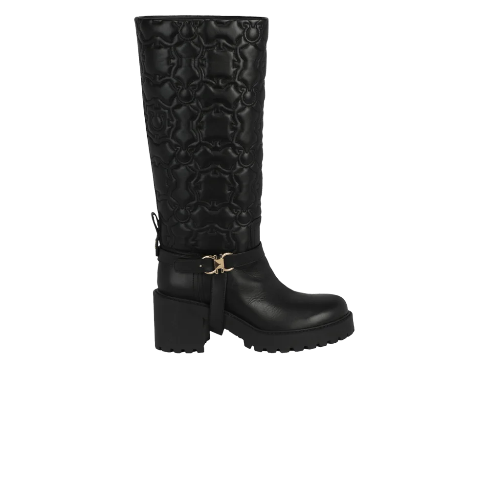 Botinki-Ferragamo-Wmns-Shiran-Knee-High-Leather-Boot-Black