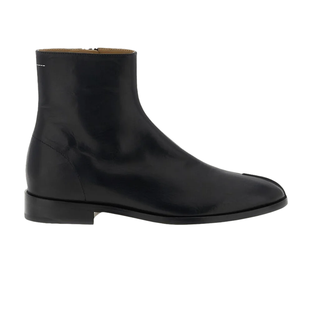 Botinki-MM6-Maison-Margiela-Chelsea-Ankle-Boot-Black