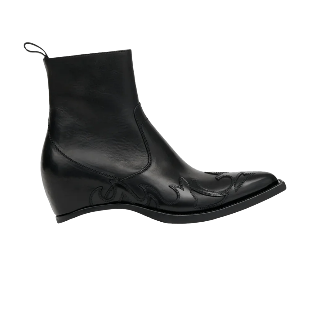 Botinki-Maison-Margiela-Wmns-Heel-Less-Western-Flame-Boot-Black