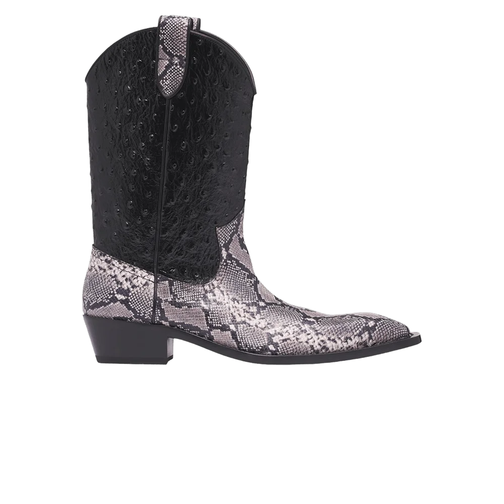 Botinki-Martine-Rose-Cowboy-Boot-Grey