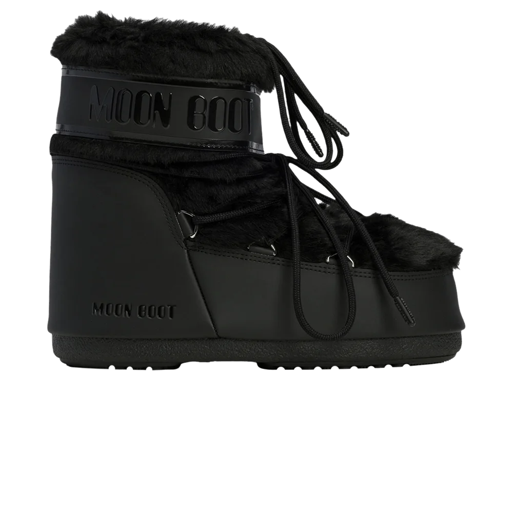 Botinki-Moon-Boot-Icon-Faux-Fur-Low-Boot-Black